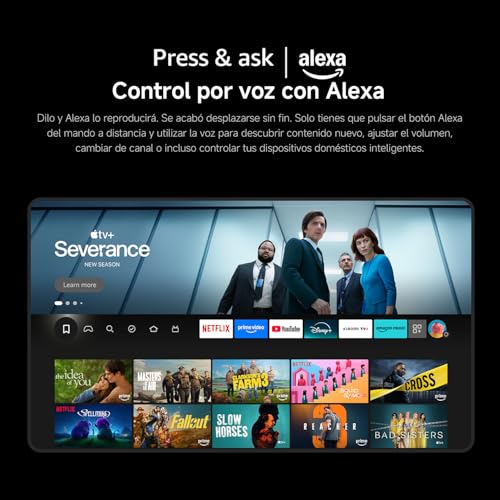 XIAOMI TV F 65, 65 polegadas (165 cm), 4K UHD, Smart TV, Fire TV, Alexa voice control, HDR10, MEMC, modo Game Boost 120 Hz, 2 GB + 32 GB, compatível com Apple AirPlay, 2025