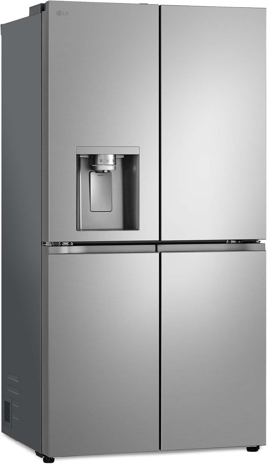 LG GML960PYBE - Frigorífico Americano, Nevera Americana Combi, Door Clooning+, Clasificación E, 641 L, Antihuellas, Color Inox