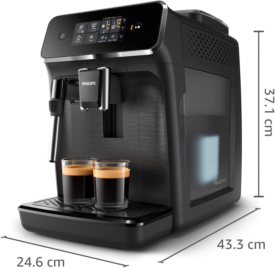 Philips Serie Máquina de café super automática, com ecrã tátil, muito fácil de limpar