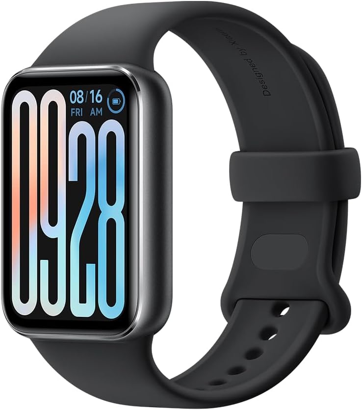 XIAOMI Smart Band 9 Pro Pulseira de atividade, até 21 dias, ecrã AMOLED de 1,74", monitorização do sono, modos desportivos de 150, 5ATM, GPS e bússola, App Mi Fitness, preto