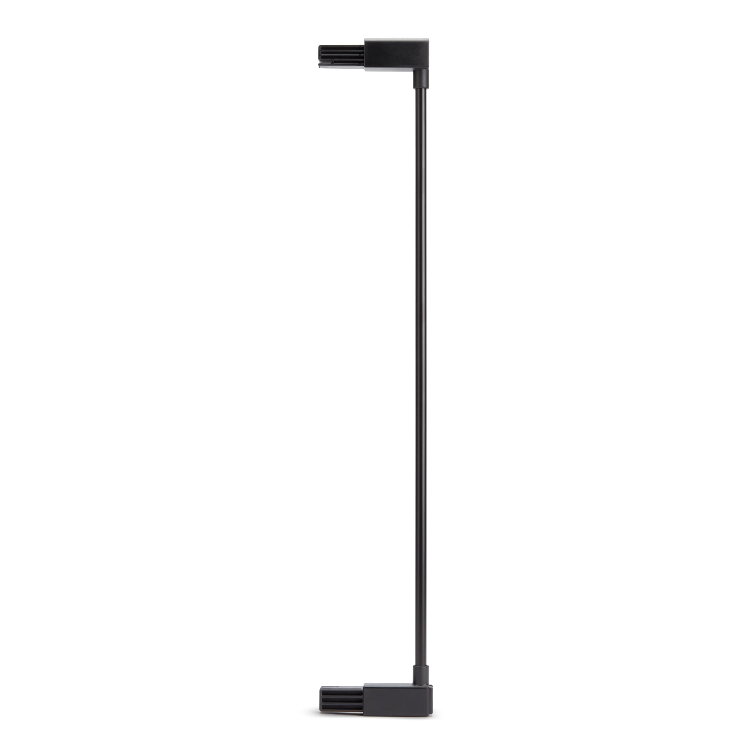 Porta de escada Munchkin, segura para crianças pequenas e bebés, porta de escada de ajuste de pressão para bebés ou cães, porta de segurança, 76-82 cm, preto