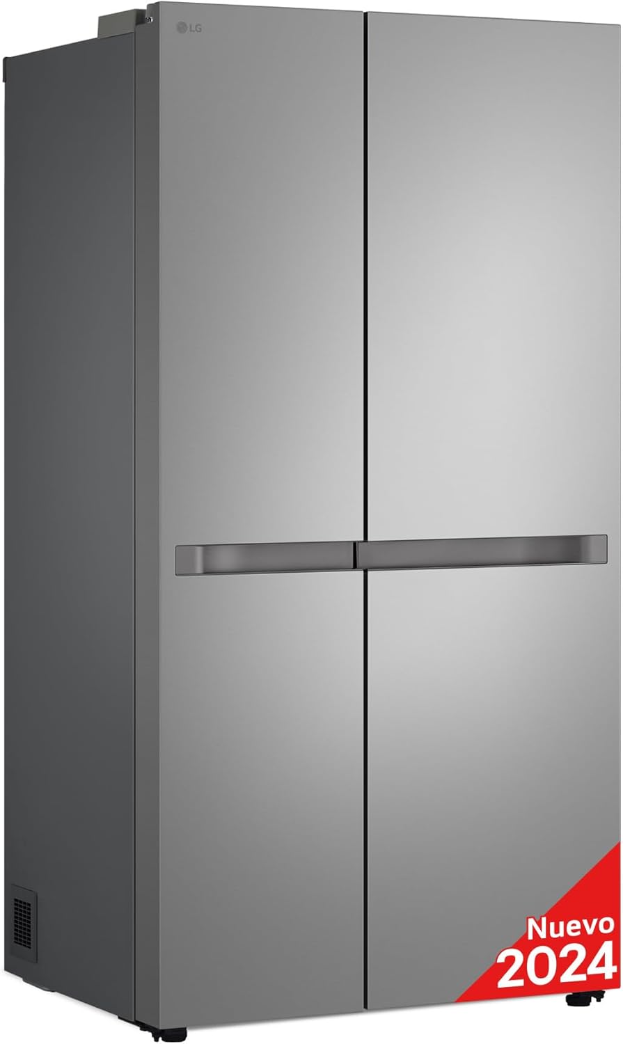 LG GSBC40PYPE Frigorífico Side by Side, série 400, Linear Cooling, multi AirFlow, classificação E, 641 l, Inox anti-impressões