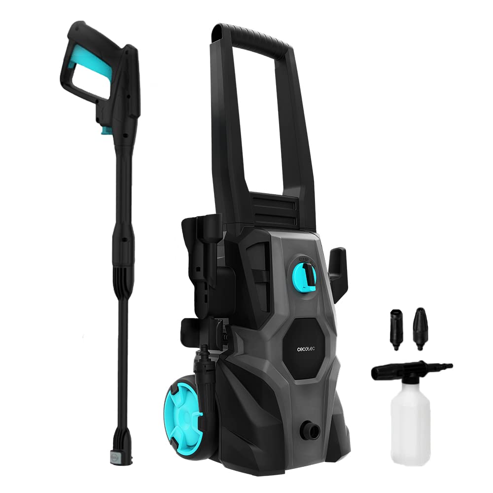Cecotec HydroBoost 1400 Essential, de alta pressão. 1400 W, casa, jardim ou carro, fluxo de 408 l/h, pressão de 105 bares, bomba de alumínio, rádio de ação 9 m