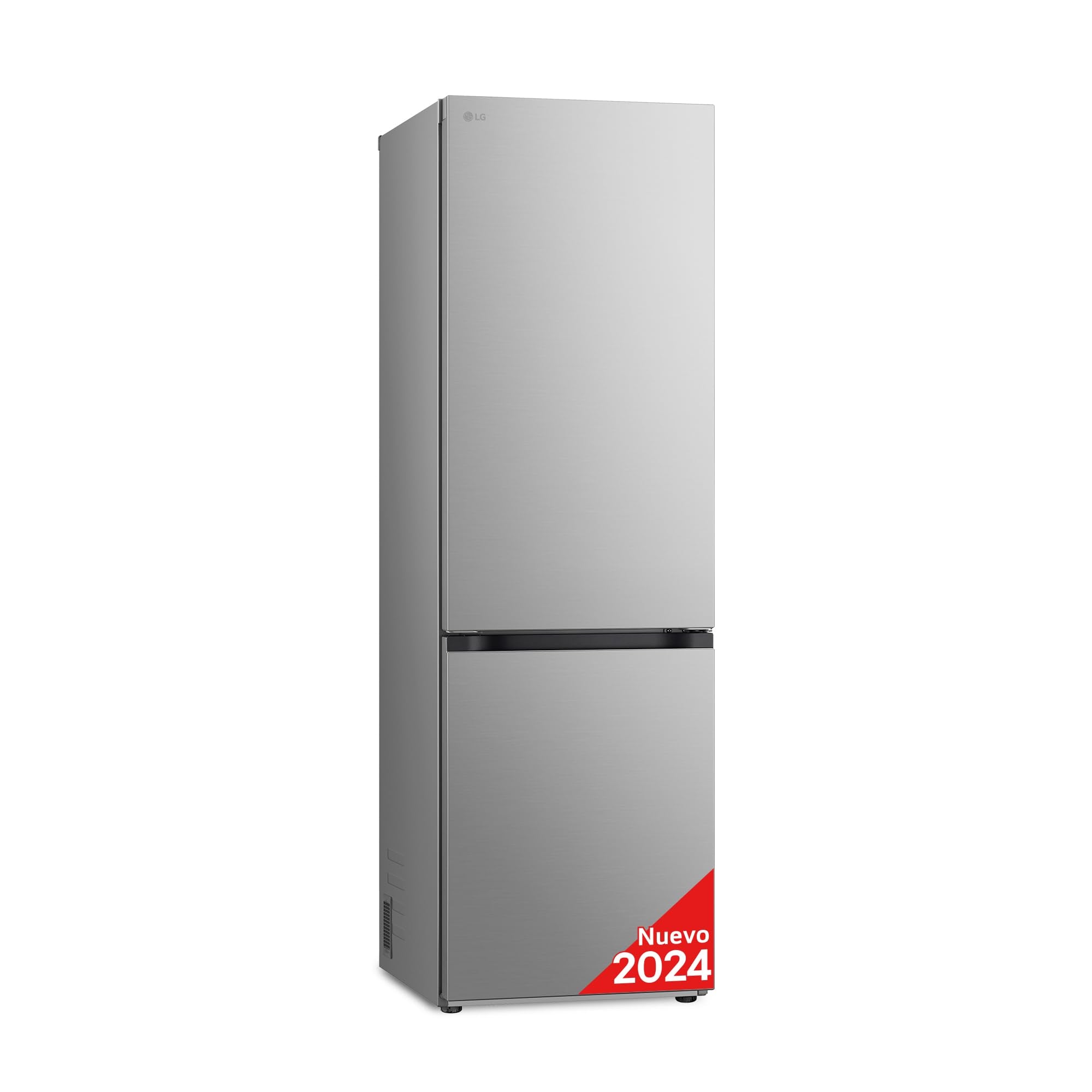 LG GBP61DSPGN.ADSQEUR - Frigorífico Combi Door Cooling+, 1,86m, Clasificación D, capacidad de 374l, Inox grafito antihuellas, serie P-600