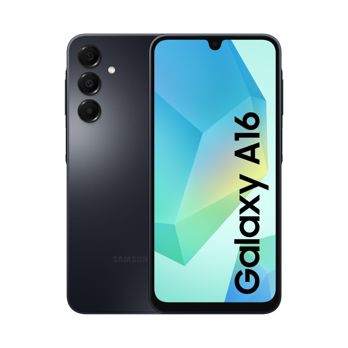 Samsung Galaxy A16 4G LTE, telemóvel Android, ecrã 6,7" super AMOLED, várias câmaras, armazenamento de 256 GB, preto (versão espanhola), garantia do fabricante 3 anos + 1 ano extra