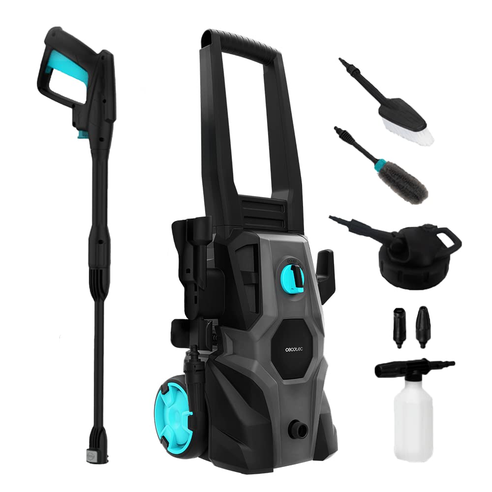Cecotec HydroBoost 1400 Essential, de alta pressão. 1400 W, casa, jardim ou carro, fluxo de 408 l/h, pressão de 105 bares, bomba de alumínio, rádio de ação 9 m