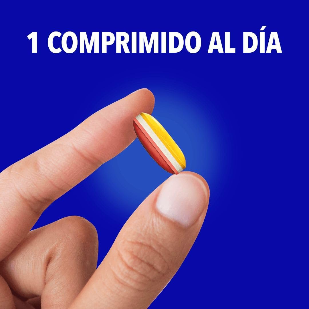 Bion3 Energy Comprimidos multivitamínicos com probióticos, complemento alimentar para energia física e mental¹ e redução de fadiga¹, magnético, vitamina C, D, complexo B e ginseng, 90 comprimidos