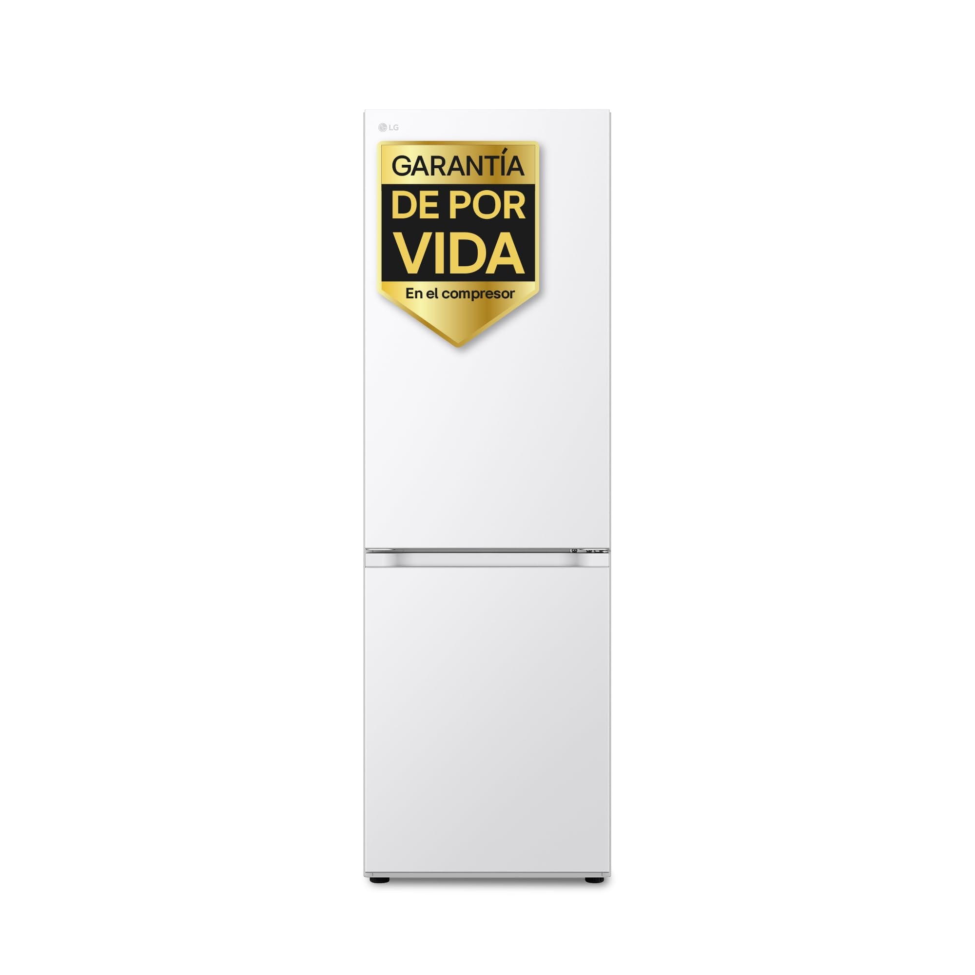 LG GBP61DSPGN.ADSQEUR - Frigorífico Combi Door Cooling+, 1,86m, Clasificación D, capacidad de 374l, Inox grafito antihuellas, serie P-600