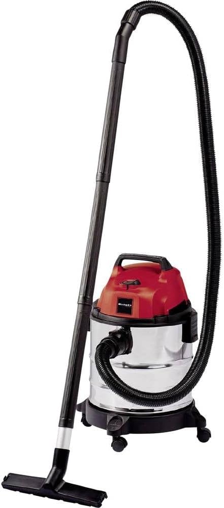 Einhell TC-VC 1820 S - aspirador seco-molhado, inox, 180 mbar, 1250 W, 230 V, 80 dB (ref. 2342167).