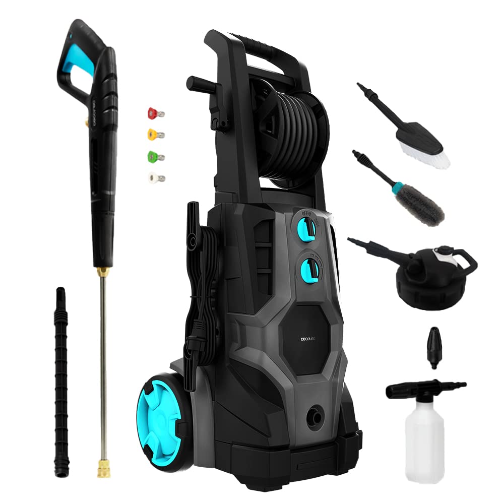 Cecotec HydroBoost 1400 Essential, de alta pressão. 1400 W, casa, jardim ou carro, fluxo de 408 l/h, pressão de 105 bares, bomba de alumínio, rádio de ação 9 m