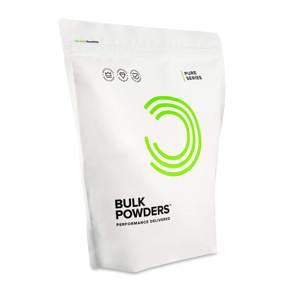 Bulk Pure Whey Protein, 500 g, 16 doses, produto rico em proteínas, baixo teor de açúcar, absorção rápida, sem adição de sabores, 5 g de BCAA por cacito, as embalagens e embalagens podem variar