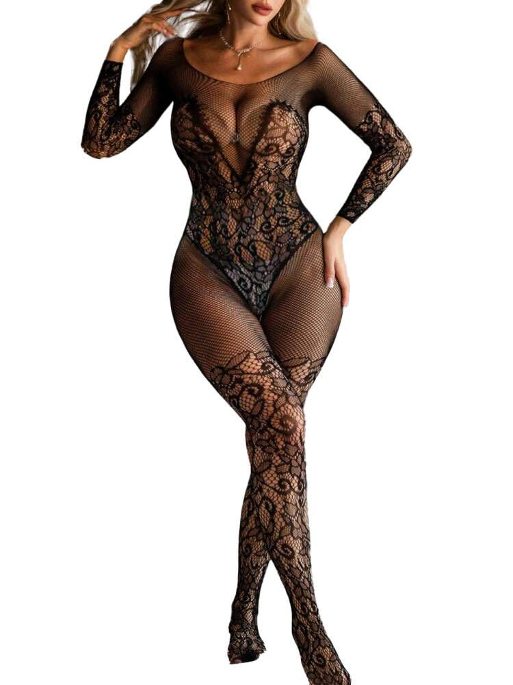 Body feminino sem entrepernas, roupa de dormir sexy, lingerie macia para mulher