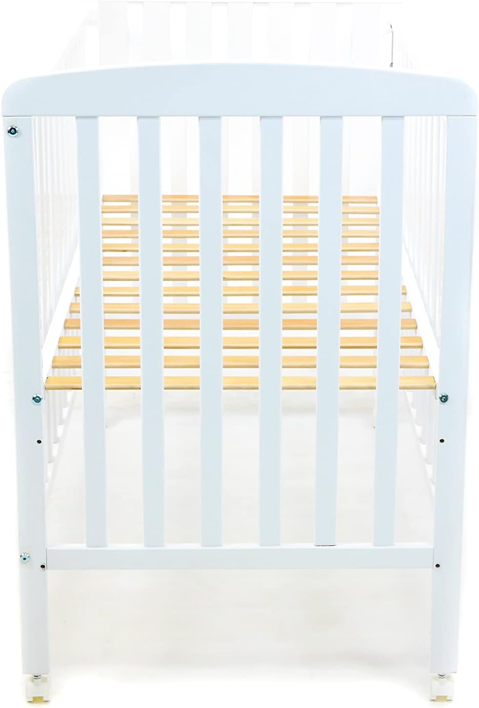 Asalvo 12371 - Berço de madeira, 120 x 60 cm, branco