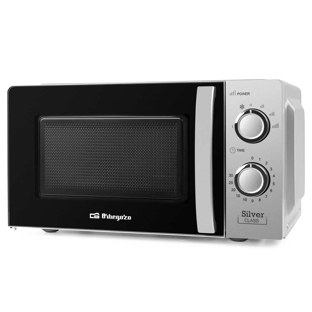 Orbegozo MI 2115, micro-ondas, 700 W, 6 níveis de funcionamento, capacidade de 20 litros, temporizador até 30 minutos, programa de descongelação, sinal de fim de cozimento, cor branca