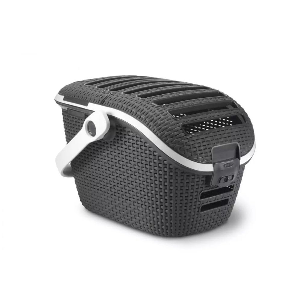 CURVER Inodoro para gatos, bandeja sanitária fechada, compartimento inferior removível para facilitar a limpeza, pá de areia e tapete incluídos, dimensões: 40 x 38,5 x 51,5 cm branco