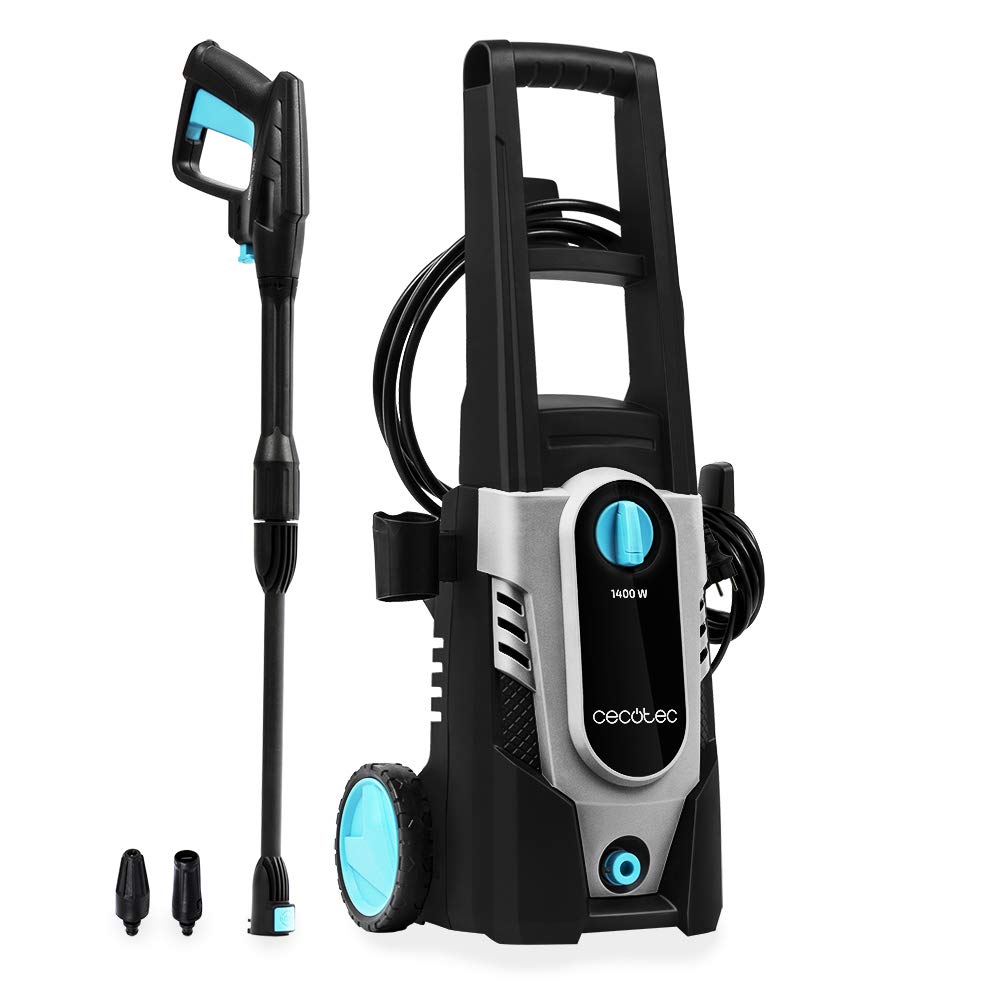 Cecotec HydroBoost 1400 Essential, de alta pressão. 1400 W, casa, jardim ou carro, fluxo de 408 l/h, pressão de 105 bares, bomba de alumínio, rádio de ação 9 m