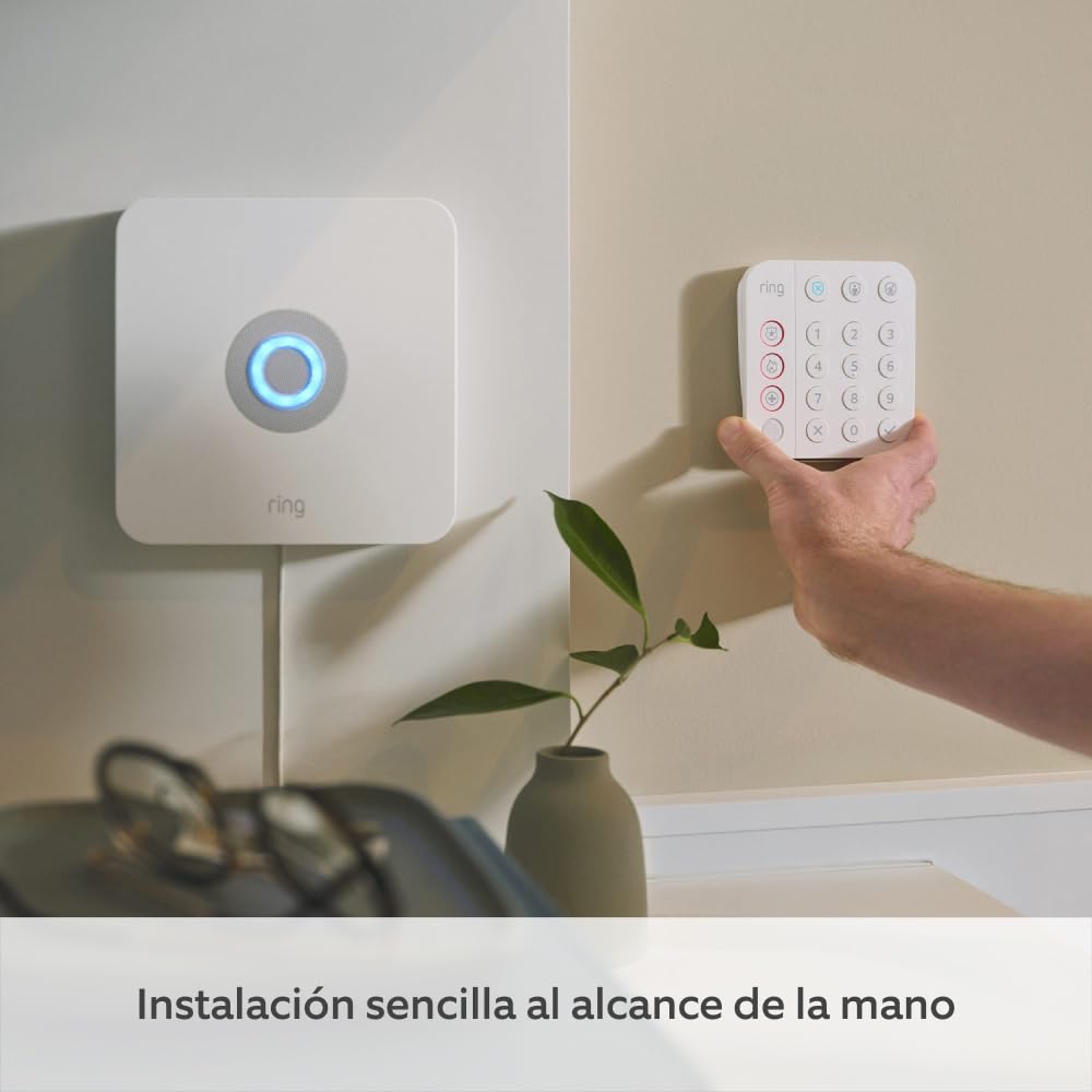 Kit de Ring Alarm - S | Sistema de seguridad para el hogar con alarma y vigilancia asistida opcional - Sin compromisos a largo plazo | Compatible con Alexa | 30 días gratis de Ring Home