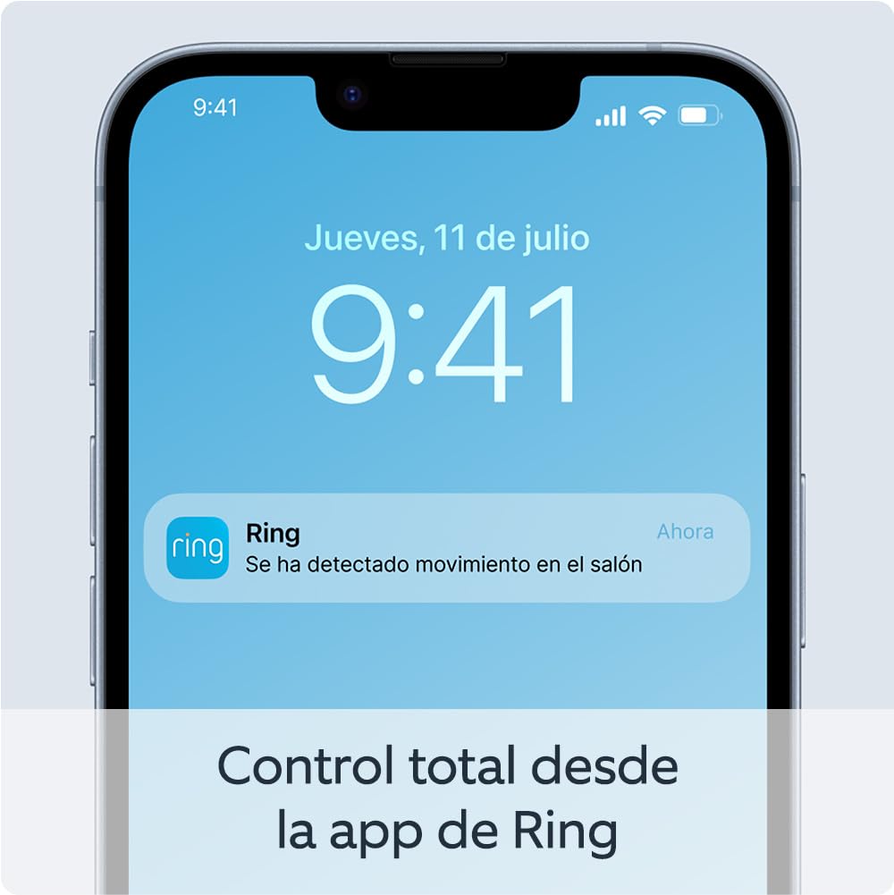 Ring Cámara interior (Indoor Camera 2.ª gen.) | Cámara de vigilancia wifi con enchufe para mascotas | Vídeo 1080p HD, comunicación bidireccional, cubierta de privacidad | 30 días gratis de Ring Home