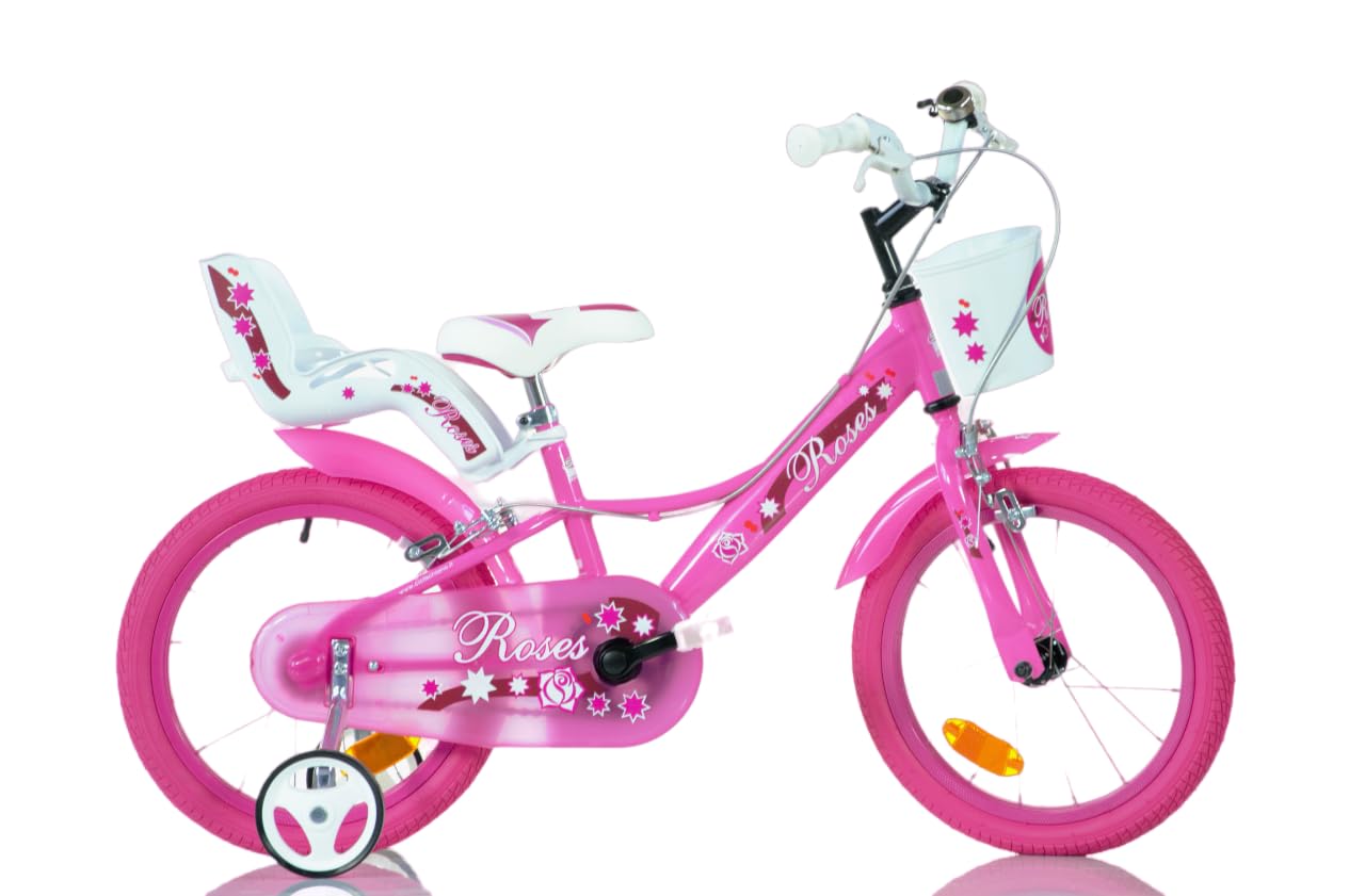 SCH Bicicleta rosas infantis, menina