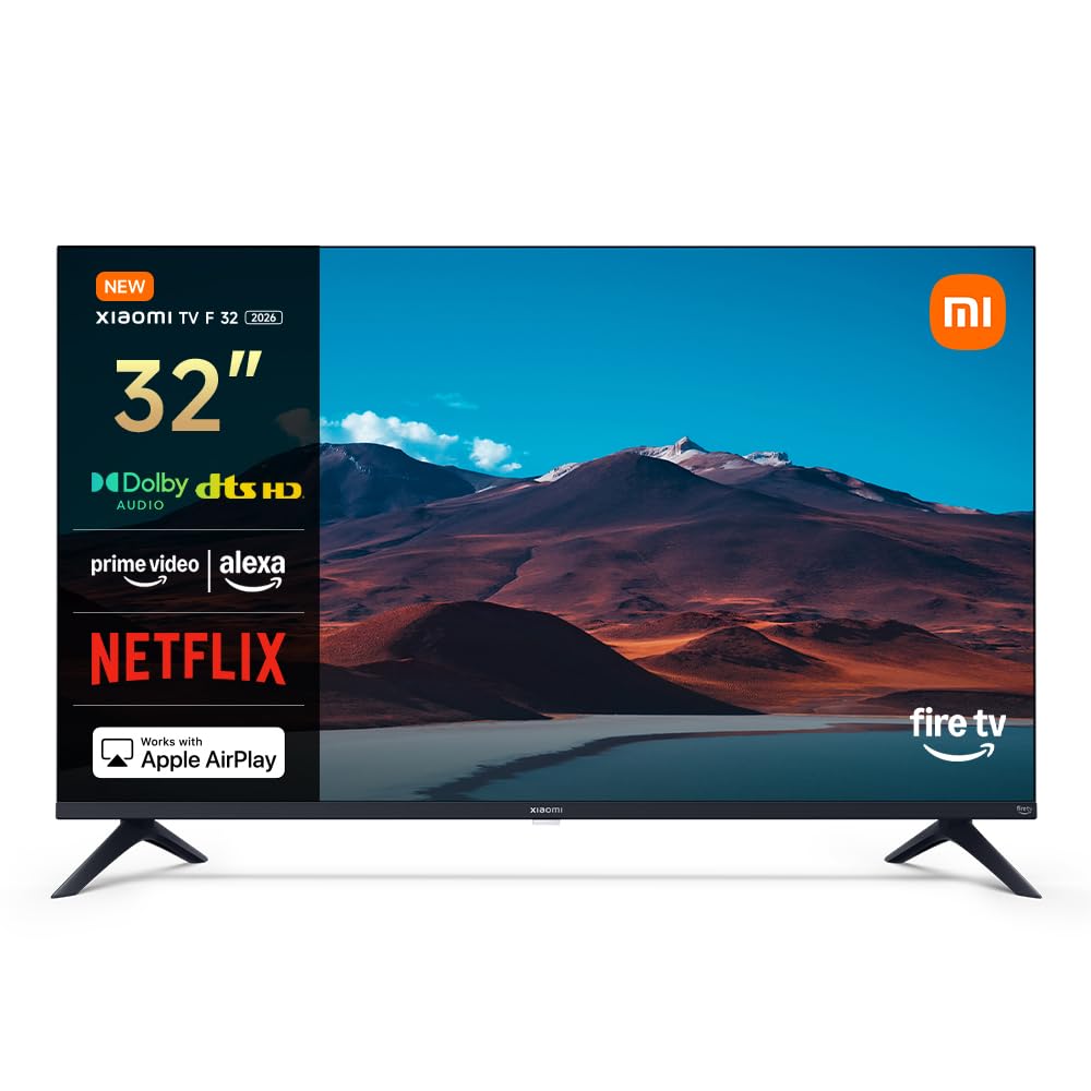 XIAOMI TV F 43, 43 Pulgadas (109 cm), 4K UHD, Smart TV, Fire TV, Control por Voz Alexa, HDR10, MEMC, 2GB+32GB, Compatible con Apple AirPlay, 2025