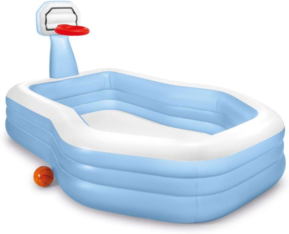 INTEX - Piscina infantil INTEX com cesta de basquetebol e bola (57183)