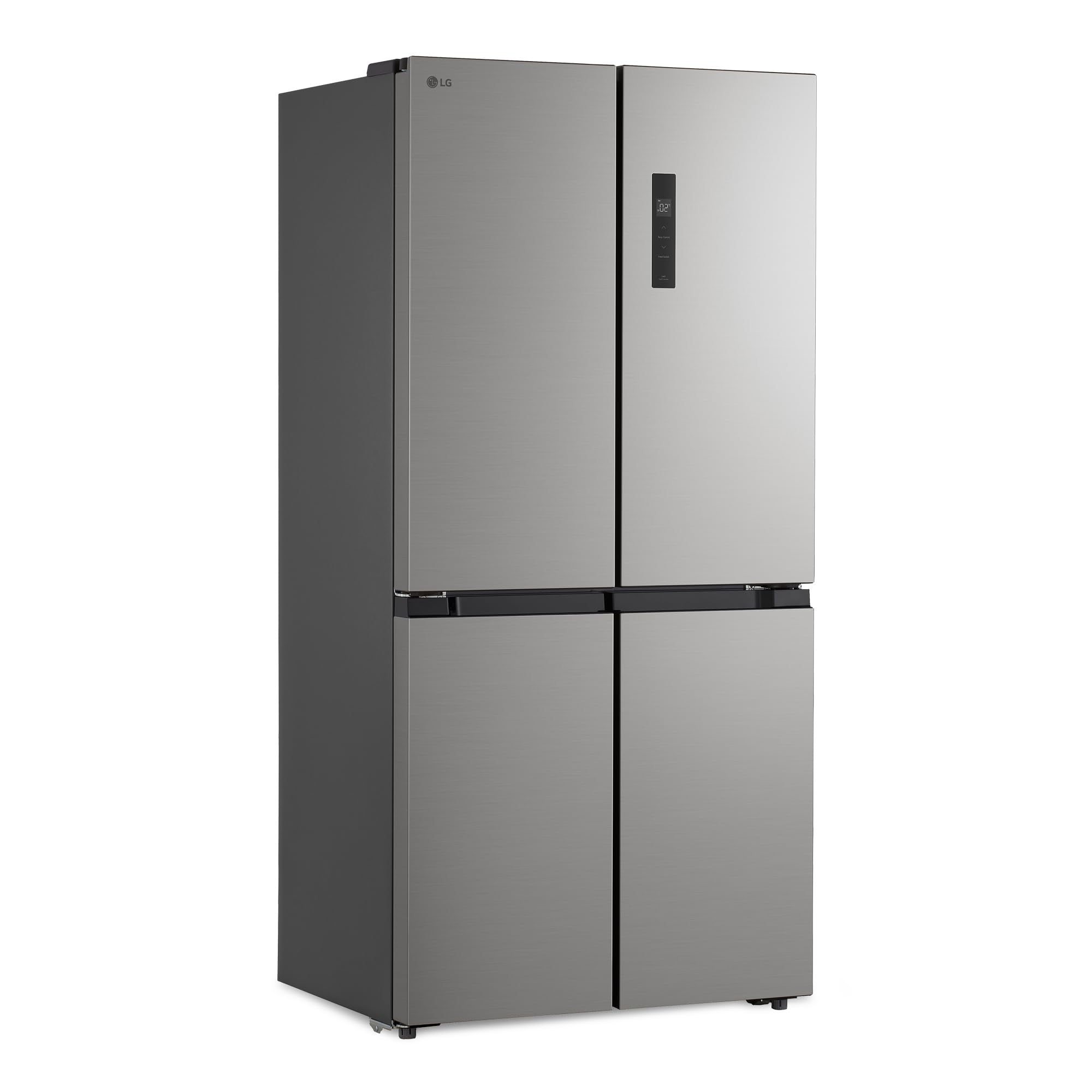 LG GSBC40PYPE Frigorífico Side by Side, série 400, Linear Cooling, multi AirFlow, classificação E, 641 l, Inox anti-impressões