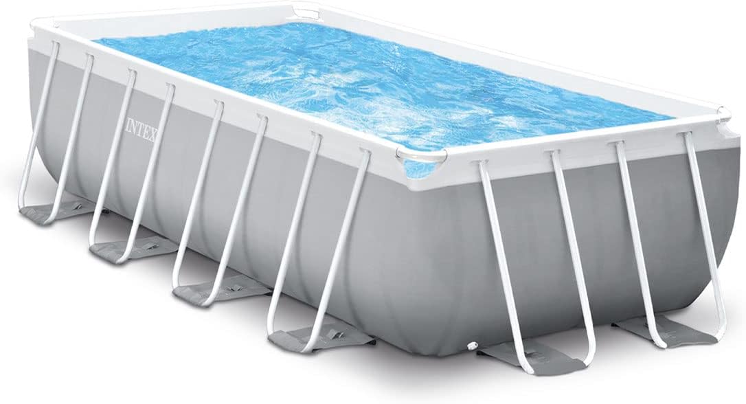 Intex 4M x 2 m, Prism Frame retangular, conjunto de piscina