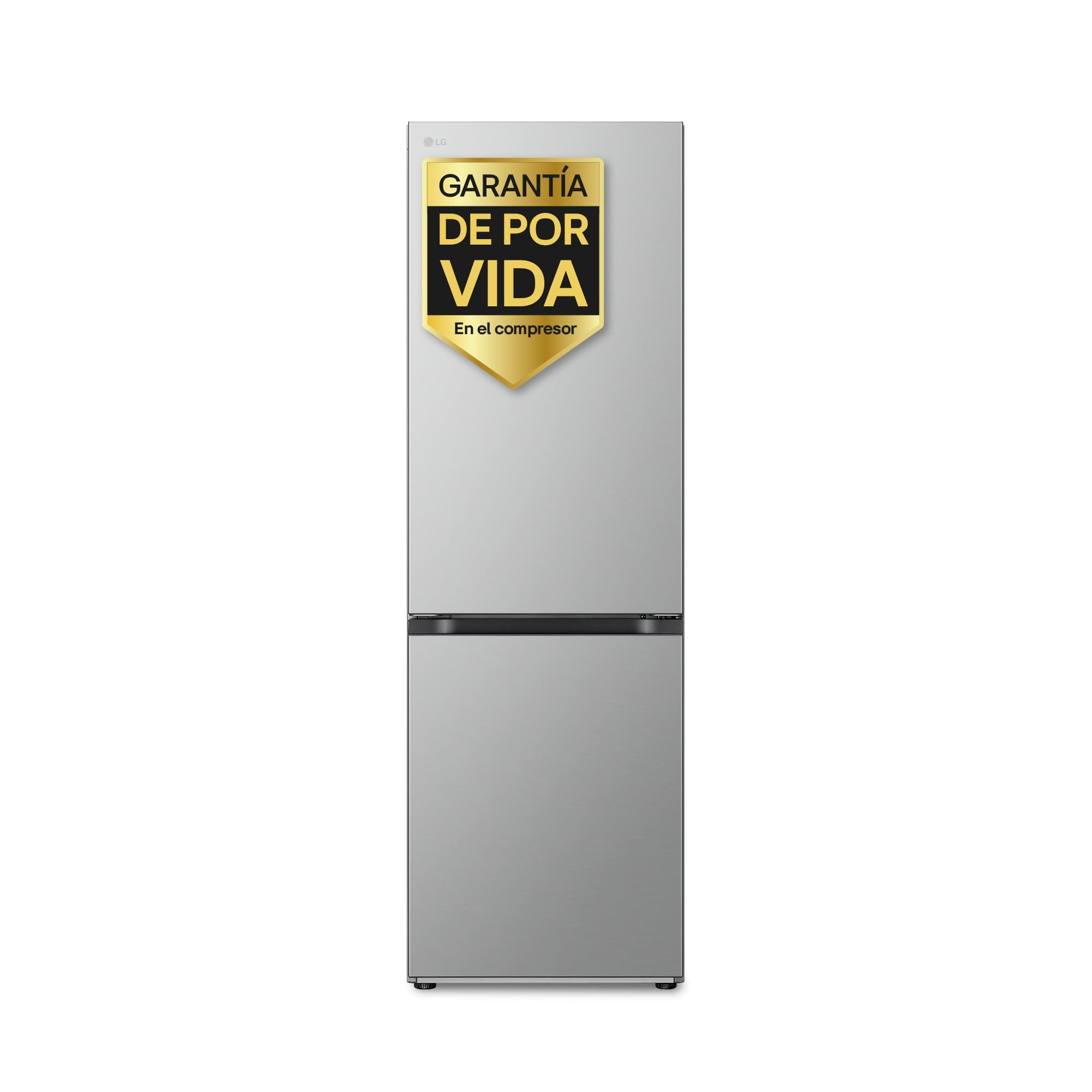 LG GBP61DSPGN.ADSQEUR - Frigorífico Combi Door Cooling+, 1,86m, Clasificación D, capacidad de 374l, Inox grafito antihuellas, serie P-600
