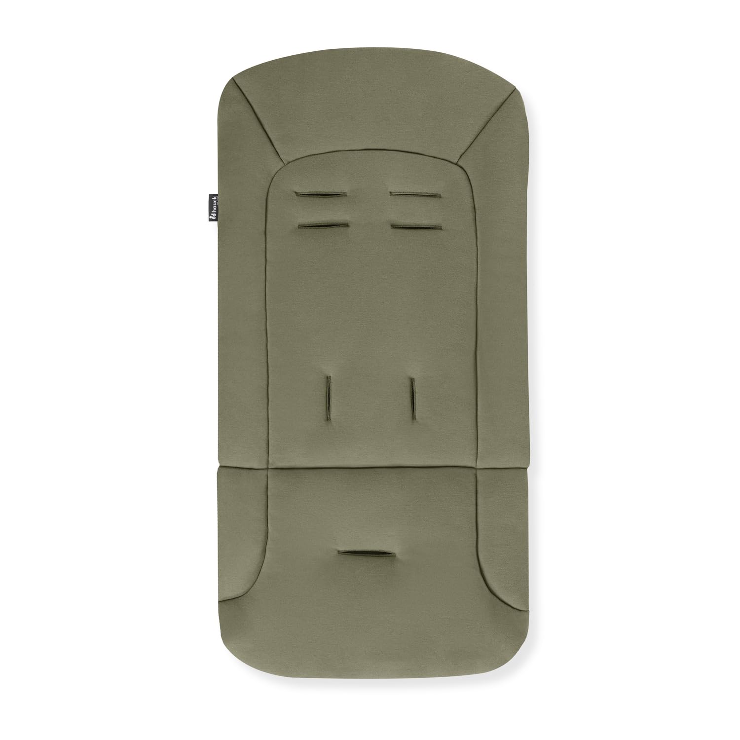hauck Colchoneta para Silla de Paseo Universal - Funda Carrito Bebe y Remolques de Bicicleta para Niños, Algodón, Transpirable, Suave, Fácil de Fijar, Verano e Invierno - Gris Oscuro