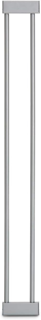 hauck Stop N Safe 2 Silver Barrera Seguridad Niños | Valla Infantil para Puertas y Escaleras de 84 a 89 cm – Sin Taladrar – Seguridad Bebé - Aptas como Vallas para Perros – Solo para Interiores