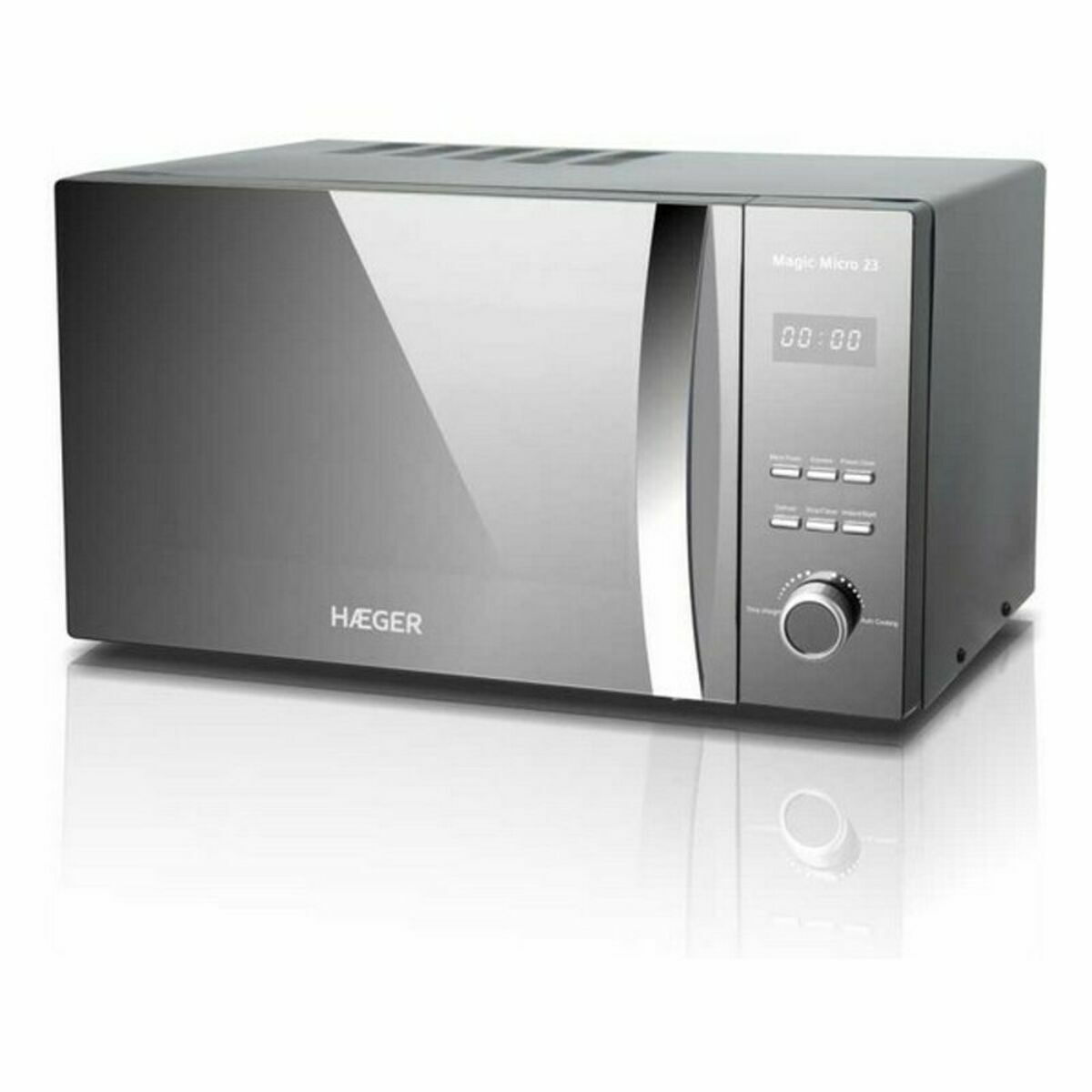 Microondas com Grill Haeger MW-80B.008A Cinzento 800W