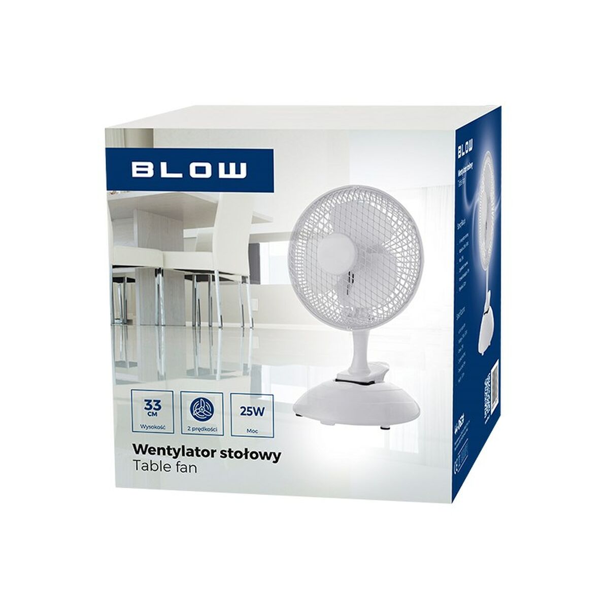 Ventilador de Mesa Blow 44-062# Branco 25 W 22 W