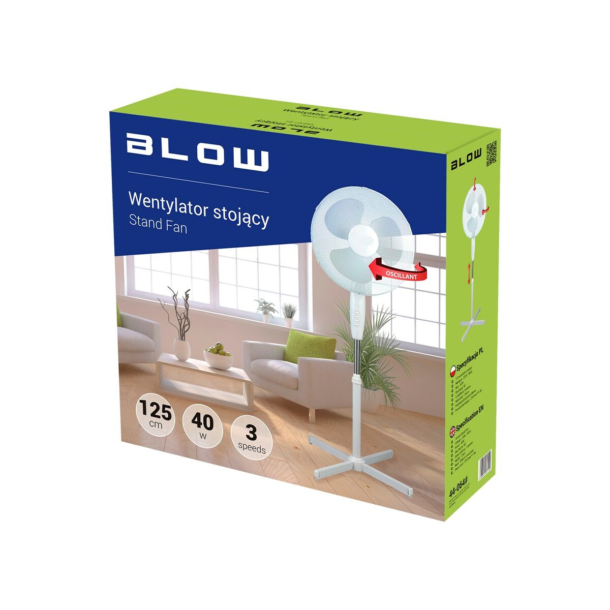 Ventilador de Pé Blow 44-064# Branco 110 W