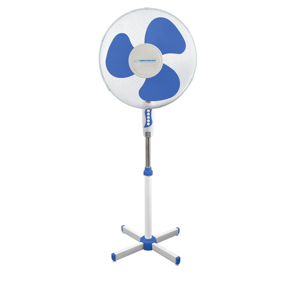 Ventilador de Pé Esperanza EHF001WB Azul Branco 50 W