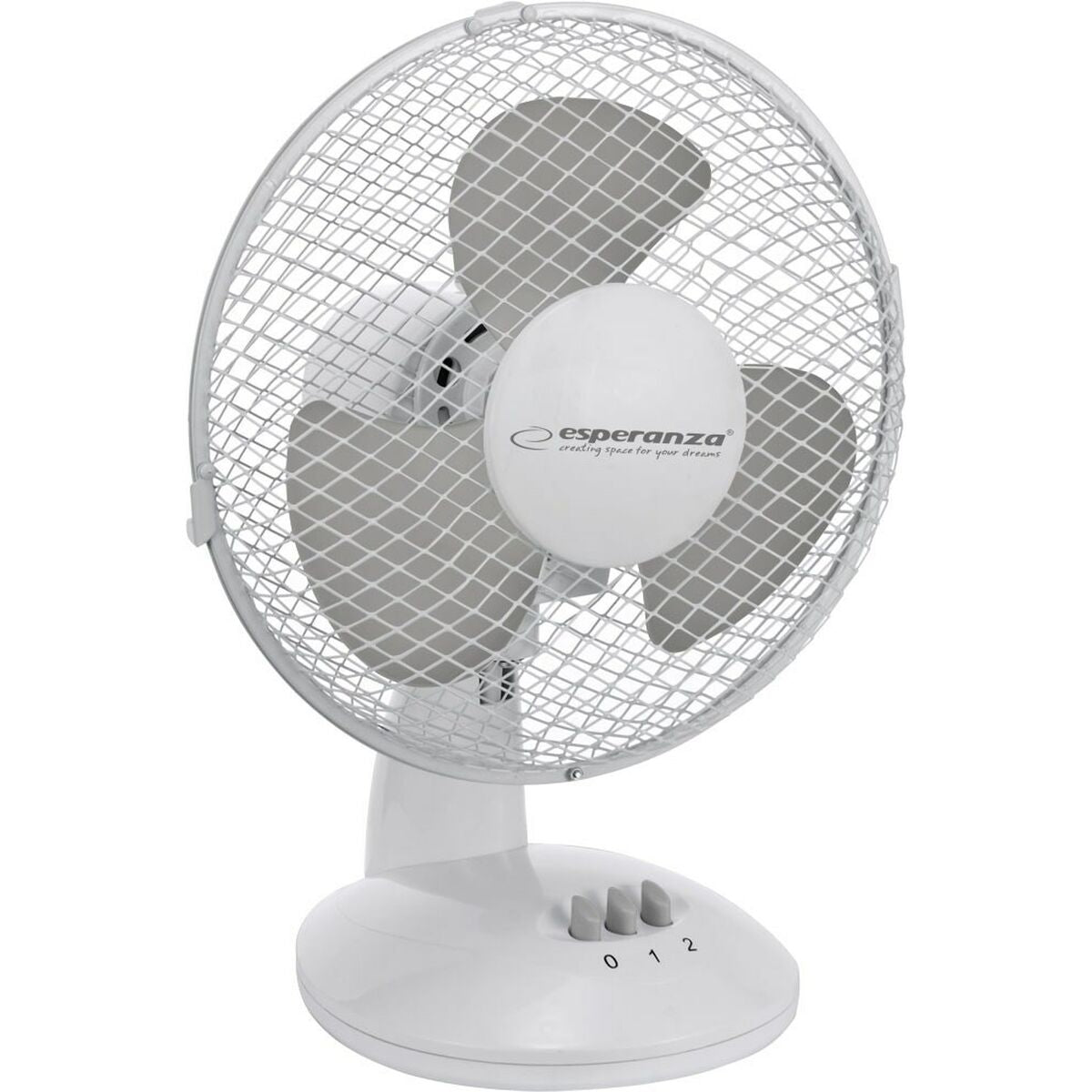 Ventilador de Mesa Esperanza EHF004WE Branco Cinzento 30 W