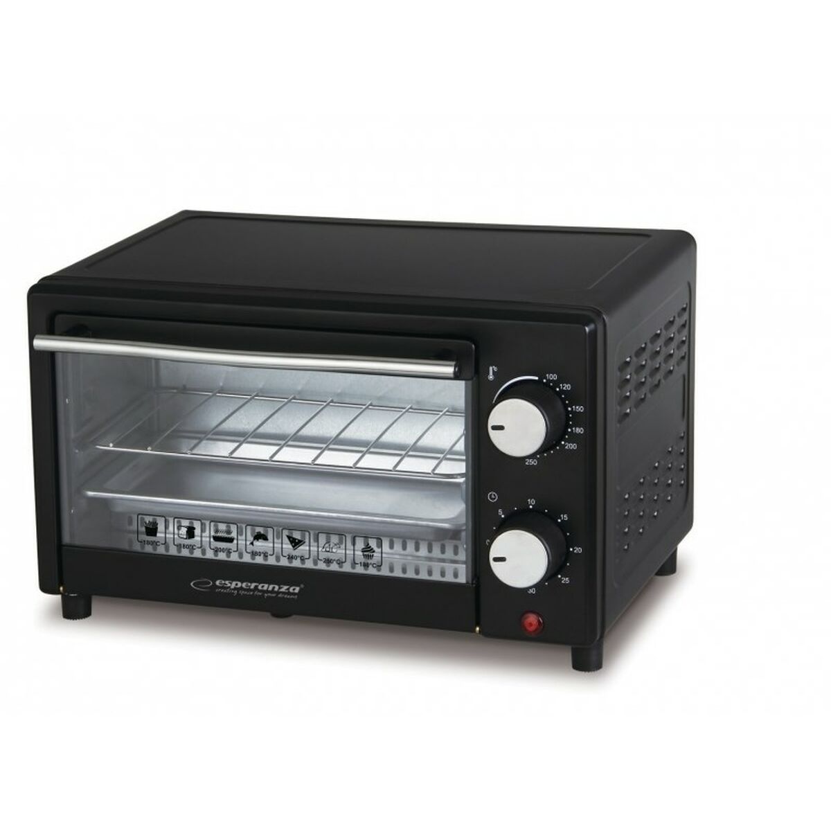 Mini forno elétrico Esperanza EKO007 10 L