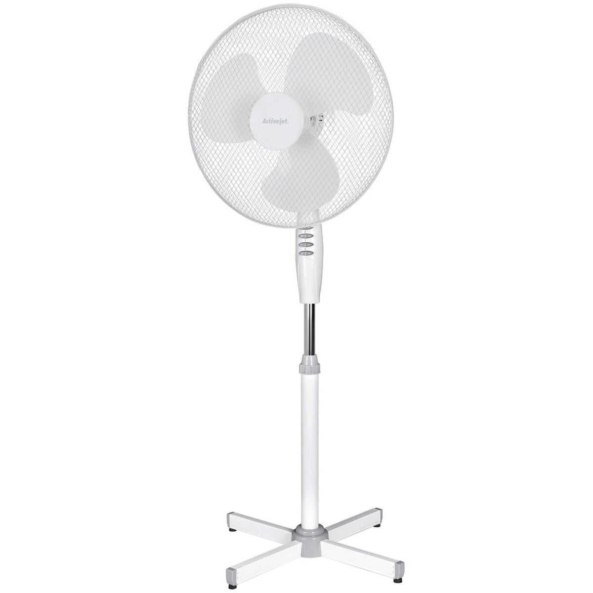 Ventilador de Pé Activejet WSR-40B Branco Cinzento Prateado 50 W