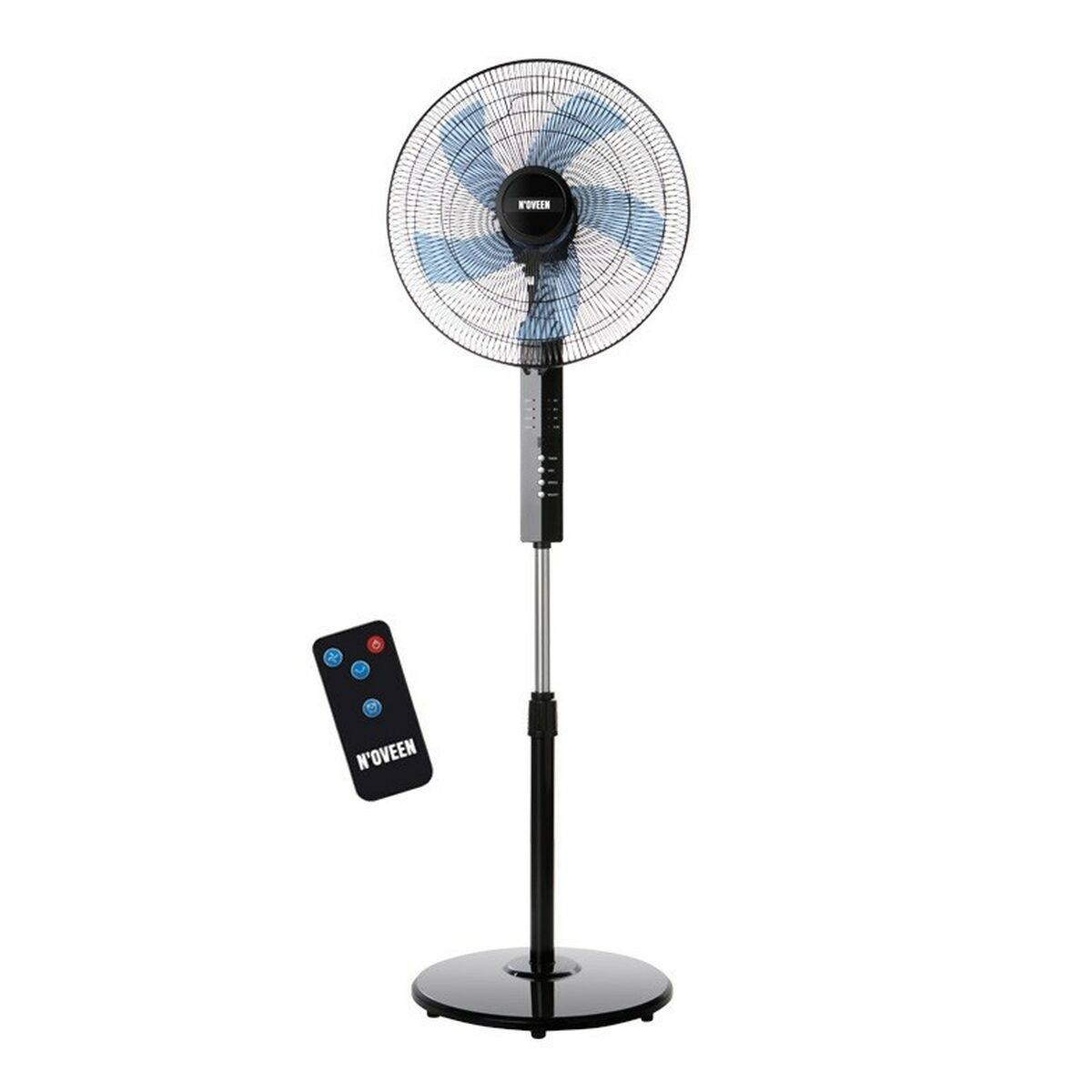 Ventilador de Pé N'oveen F455 Preto 55 W