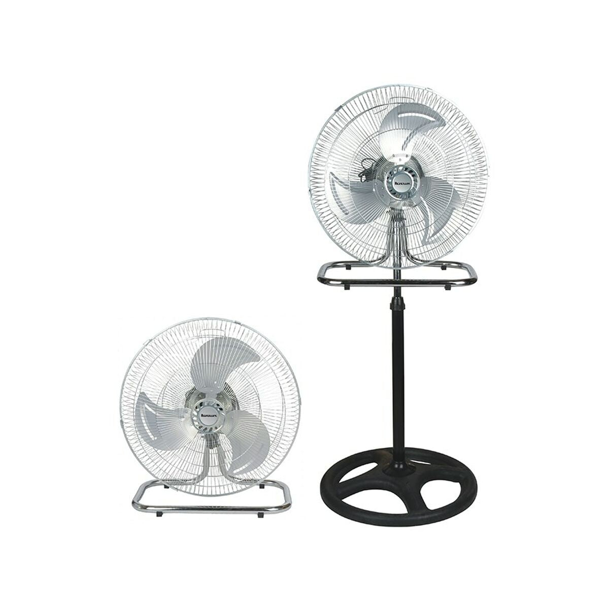 Ventilador de Pé Ravanson WT-7046 Preto Aço 80 W