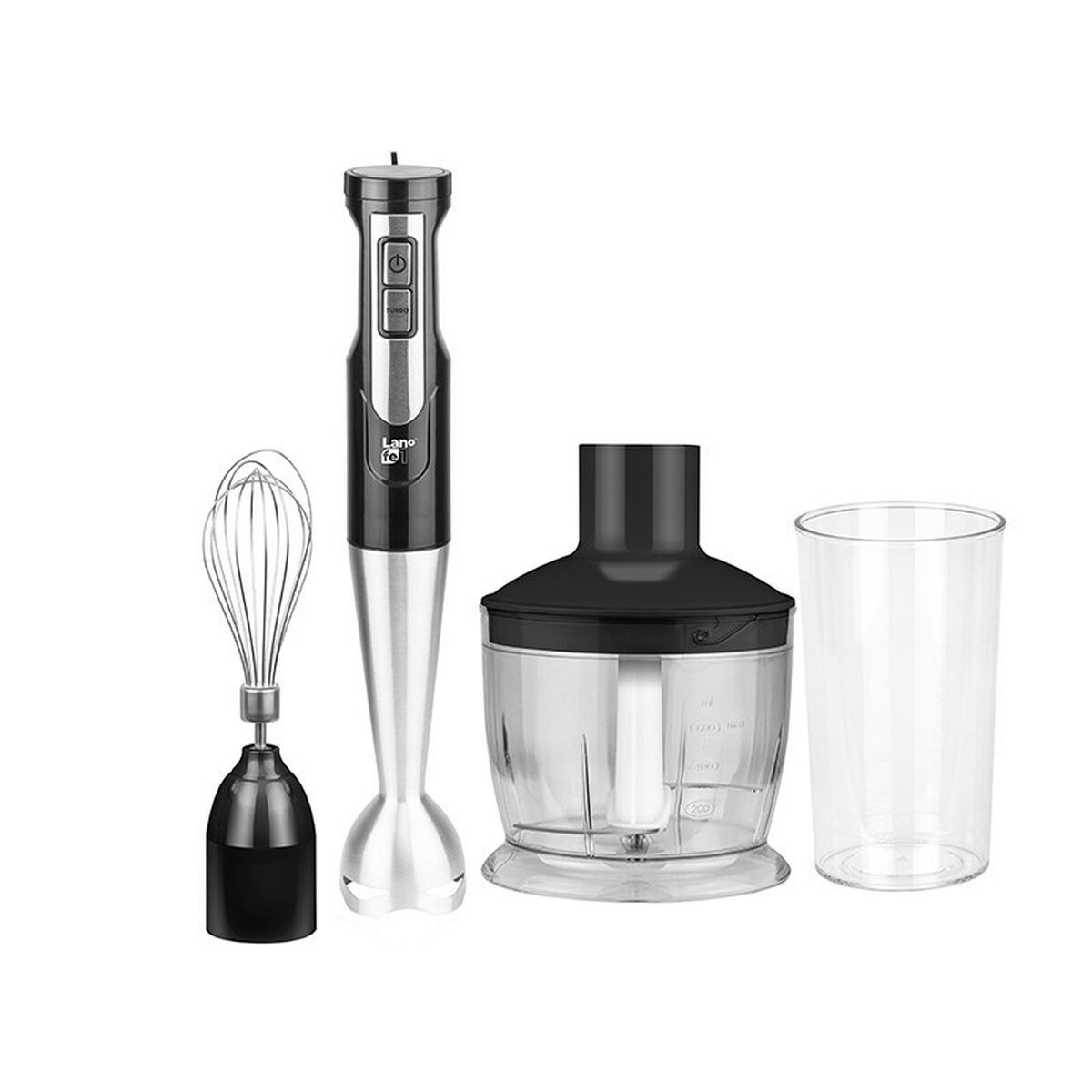 Batedora de Copo Lafe BRK-003A Preto Prateado 800 W 600 ml 0,5 L