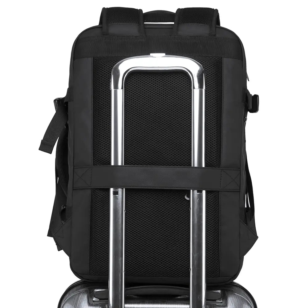 Mochila para homem para estudantes universitários, mochila para computador, grande capacidade, para viagens de negócios, impermeável e expansível