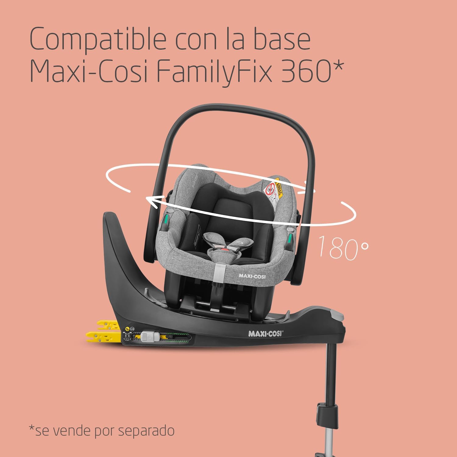 Maxi-Cosi Zelia S Trio carrinho de bebé 3 peças, 0 - 4 anos, até 22 kg, dobrável, compacto e reclinável, com abrioFix S i-Size cadeira carro bebé, acessórios, bolsa trocador, cinzento