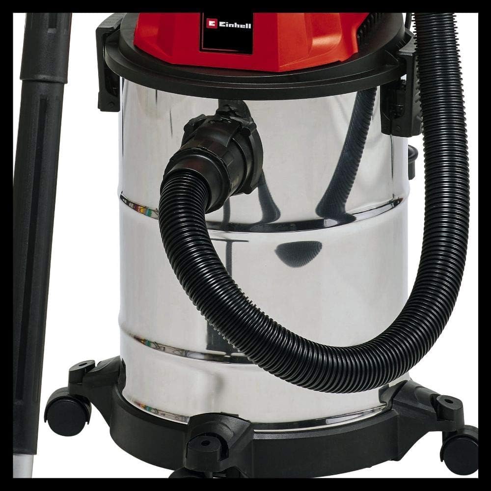 Einhell TC-VC 1820 S - aspirador seco-molhado, inox, 180 mbar, 1250 W, 230 V, 80 dB (ref. 2342167).