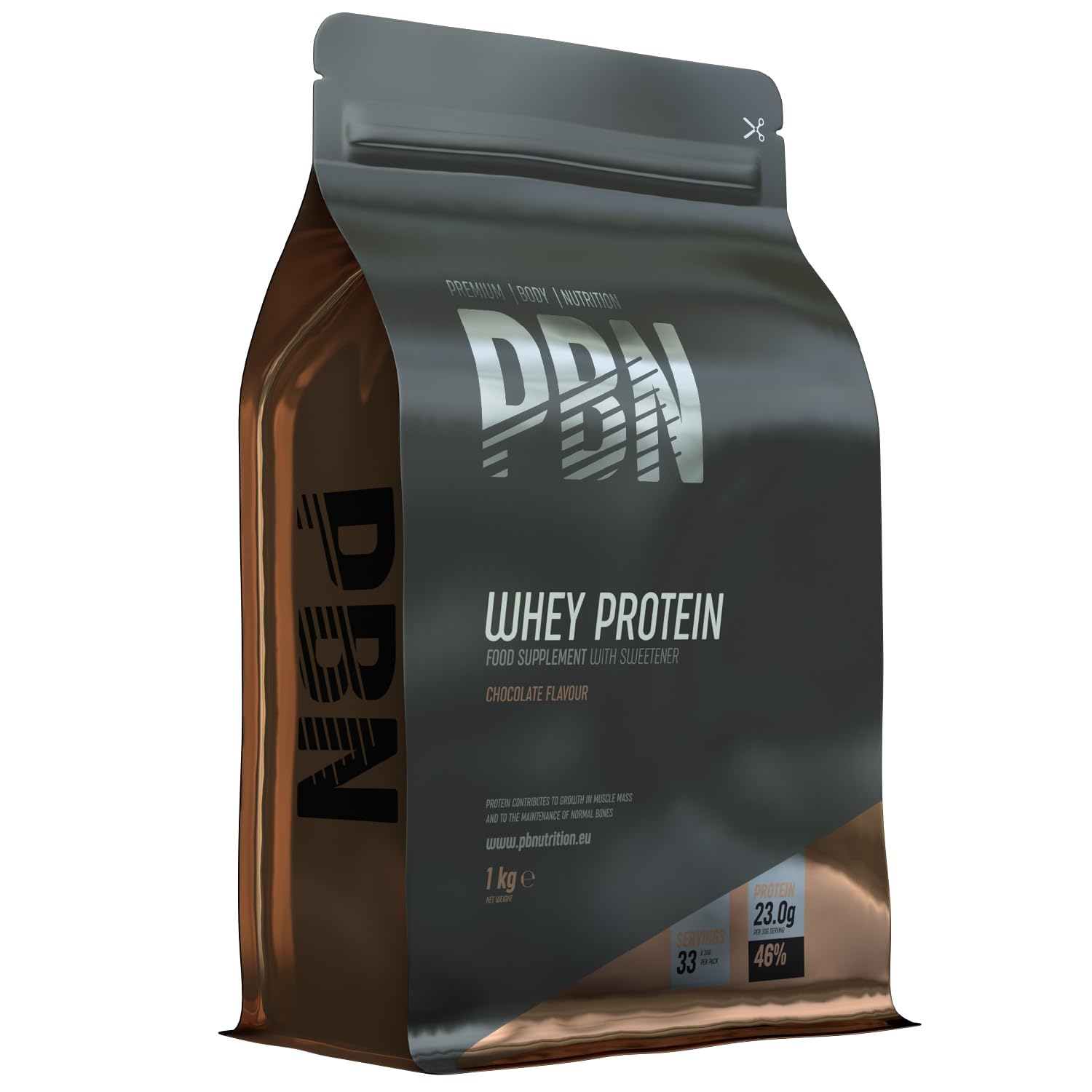 Premium Body Nutrition - Proteína de soro de leite em pó, 2,27 kg (embalagem de 1), sabor banana, sabor otimizado
