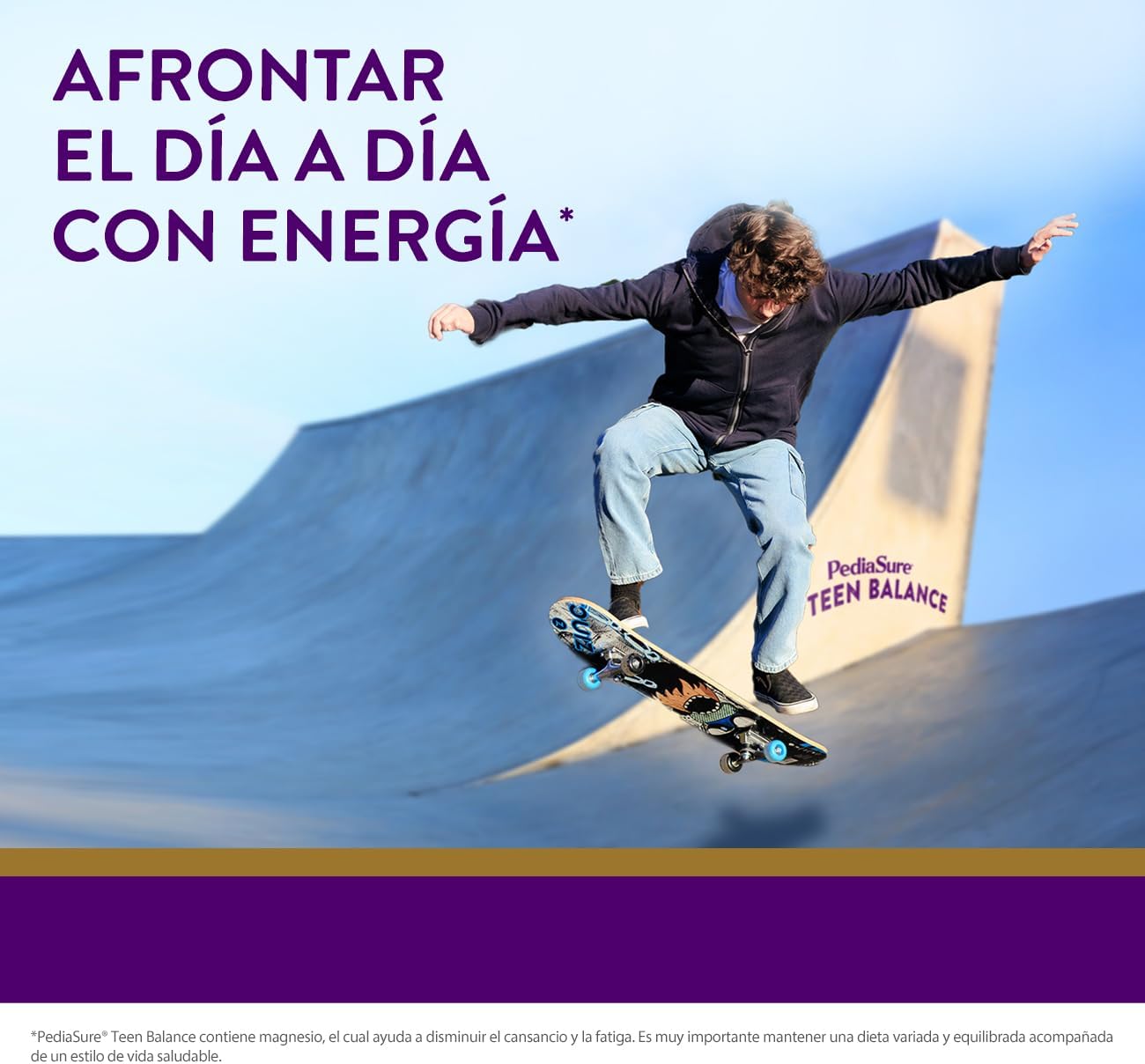 PediaSure Teen Balance Com magnésio, ferro e vitamina D Complemento alimentar para adolescentes com vitamaminas, proteínas, minerais sabor chocolate, 400 gramas