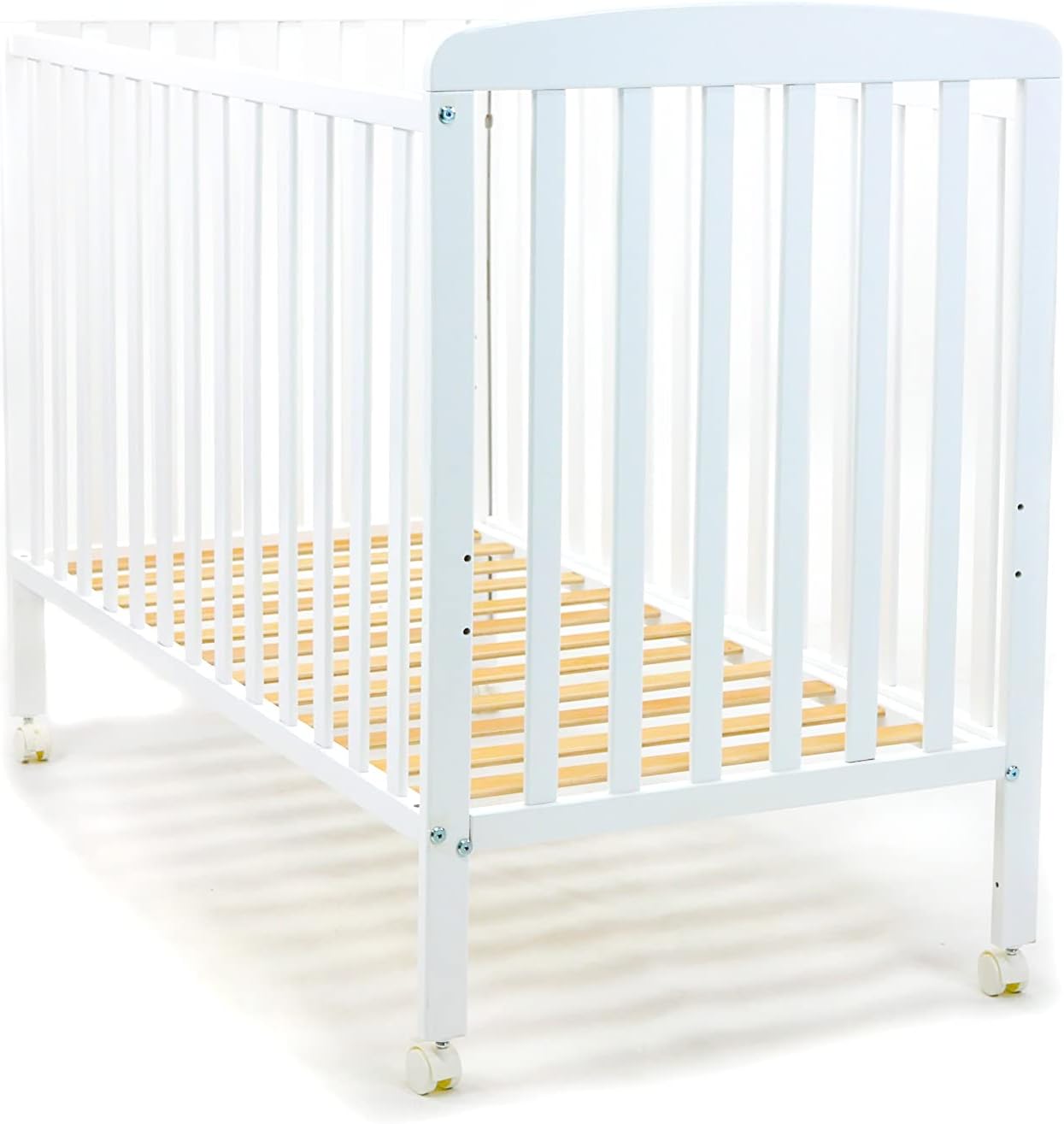 Asalvo 12371 - Berço de madeira, 120 x 60 cm, branco