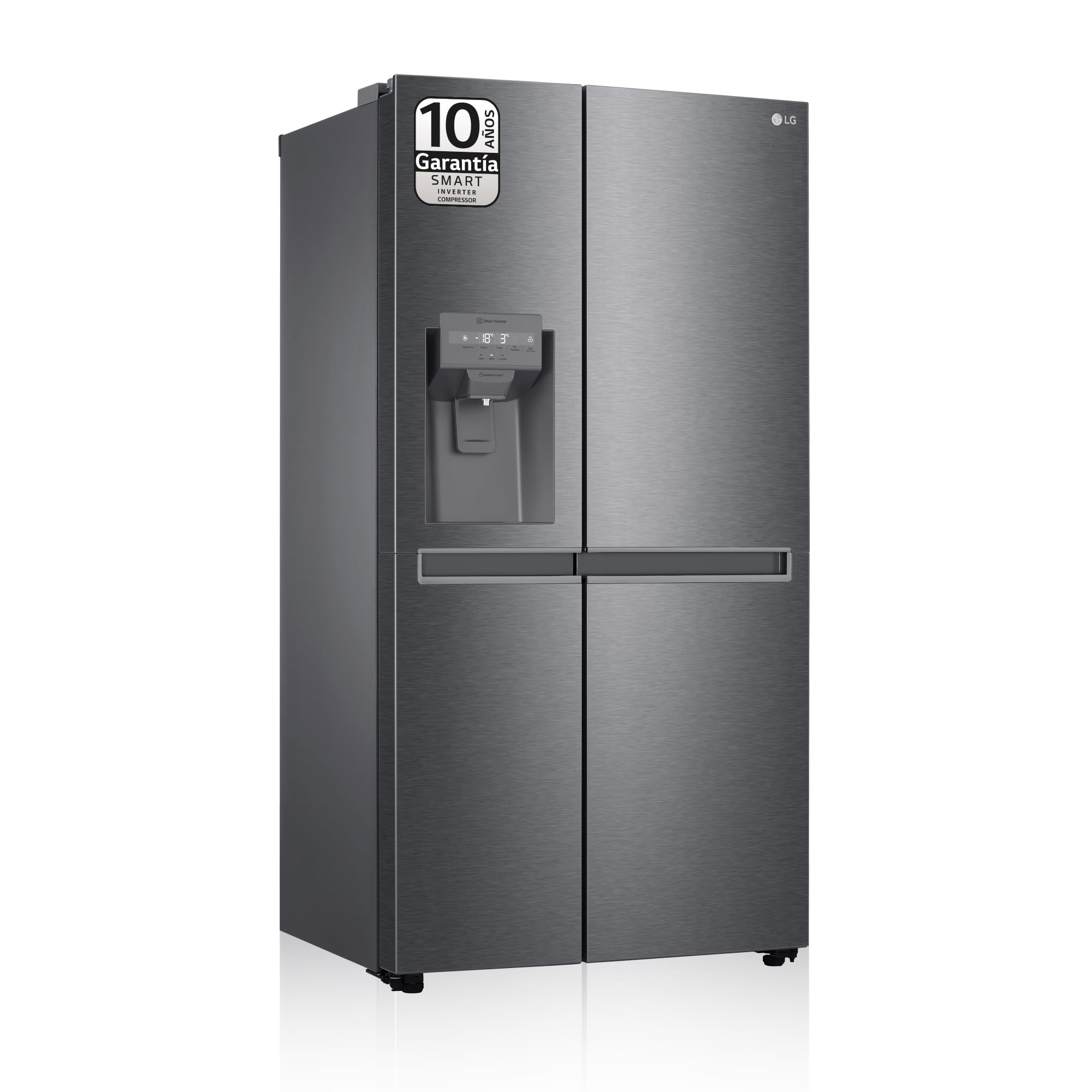 LG GMM41MSBEM - Frigorífico Americano Combi, Total No Frost, Clasificación E, Capacidad 474L, Silver