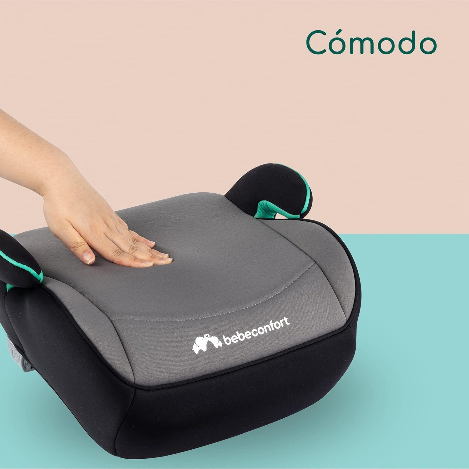 Bebeconfort Manga i-Fix, assento elevador, elevador de carro para criança, cadeira de carro isofix, grupo 3 para crianças de 125 a 150 cm, de 6 a 12 anos (22-36 kg), cinzento Mist