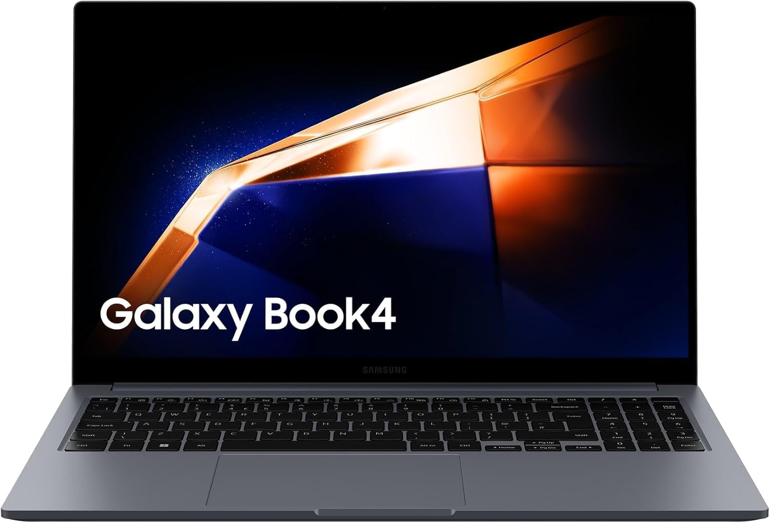 Samsung Galaxy Book4, Computador portátil ultrafino de 15,6", Full HD LED, Intel Core i5-1335U, 16 GB RAM, 512 GB SSD, Intel Iris Xe Graphics, Windows 11 Home, cinzento, teclado QWERTY espanhol