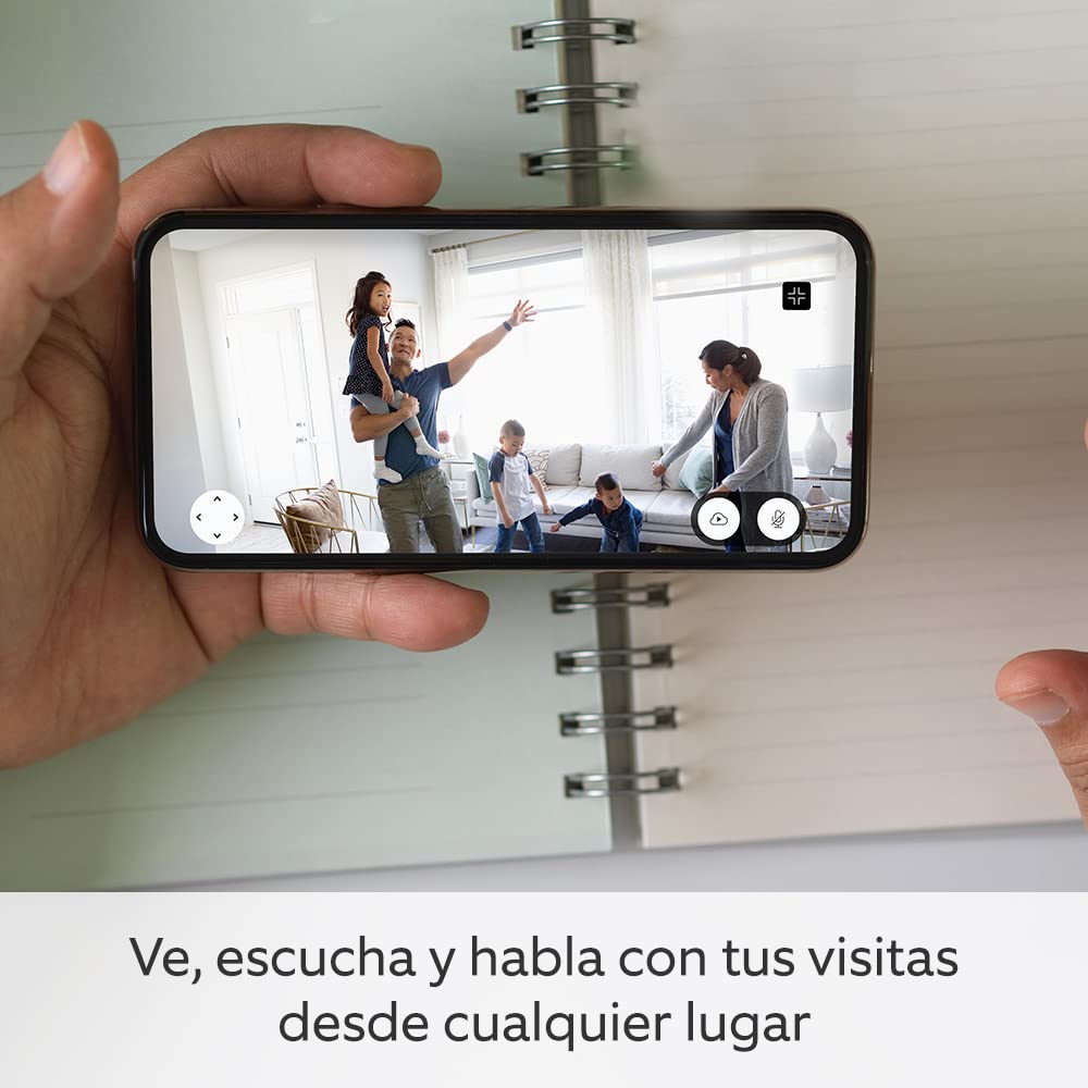 Blink Mini Pan-Tilt Cámara | Cámara de seguridad inteligente orientable, interior, con enchufe, audio bidireccional, vídeo HD y detección de movimiento, compatible con Alexa (blanca)